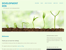 Tablet Screenshot of developmentden.com